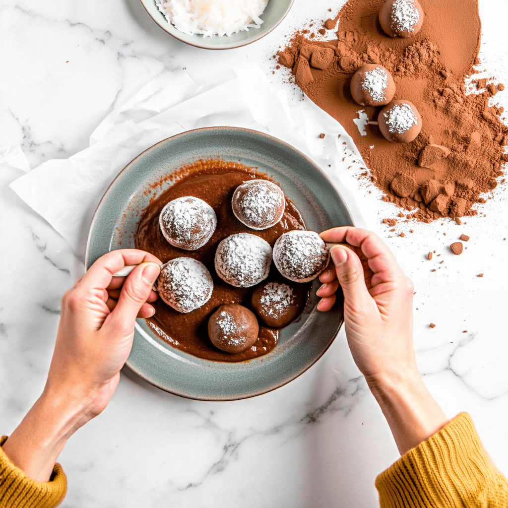 Healthy No-Bake Chocolate Coconut Energy Bites Recipe